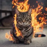 如果一只猫把尾巴放在火上会怎样？