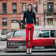 如何在选择红色长裤时保持时尚感？