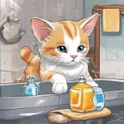 如何使用洗发水和温水来清洁猫足部？