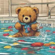 泰迪为什么会在游泳池里吐出水？