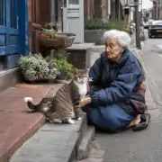 幼崽被弃在大街上的老奶奶为什么会养育它并且照顾它而不是收养一只母猫来哺育小猫呢?