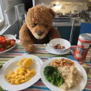 如果我们每天给小泰迪喂食两次一次是早餐和一次晚餐那么他一顿吃多少呢?