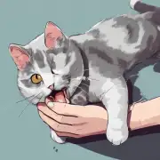 如何才能用手指轻轻触碰猫嘴巴的哪个部位?