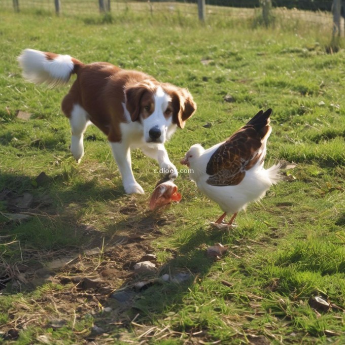 如何使一只狗抓住一只活生生的老母鸡？