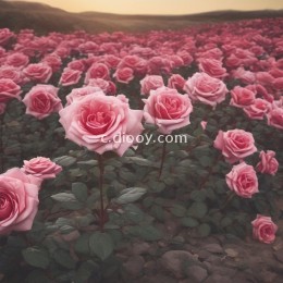 在我荒瘠的土地上你是最终的玫瑰。