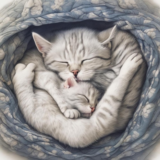 为什么我们常常看到猫咪在睡觉时紧紧地搂着自己的身体？