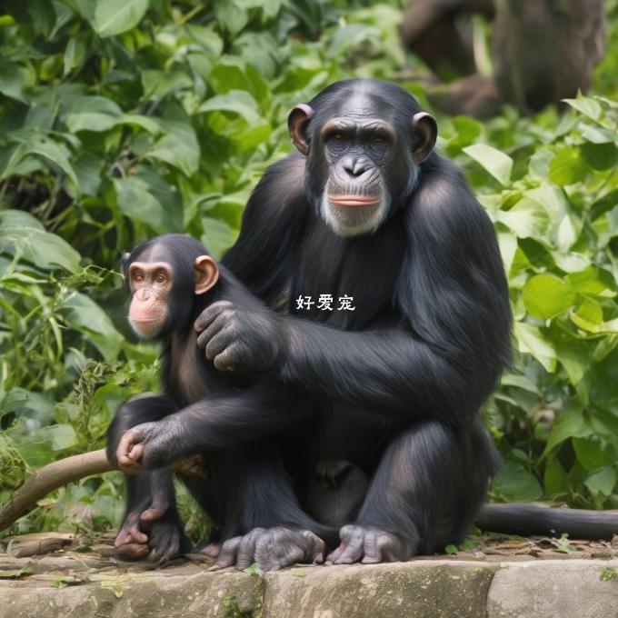 如何区分黑猩猩或其他灵长目动物与其它动物种类间存在的联系及特点他们具有什么样的行为模式与智力水平上的独特性质？
