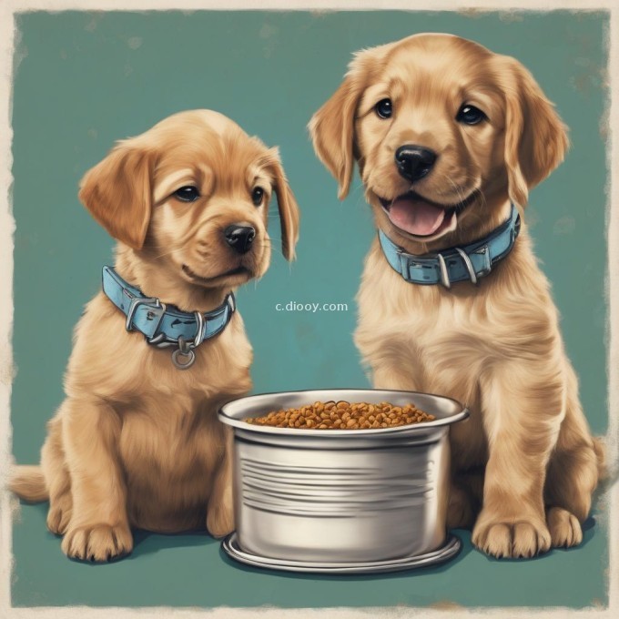如果你有两只小型狗同时喂养的话它们每个月分别消耗了多少食物总量？