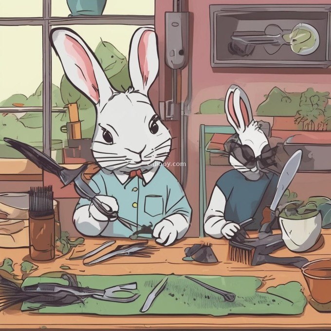 兔子是如何进行剪毛操作？